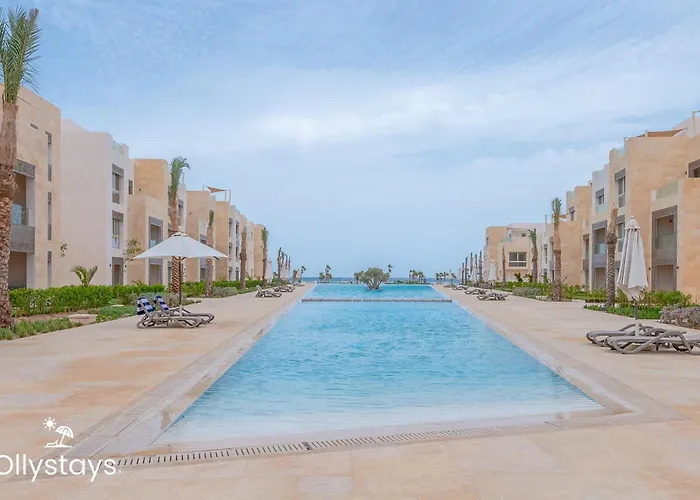 Apartman Ollystays - Seaview Mangroovy 3br, & Pool Access ! El Gouna